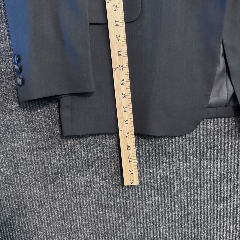 Oleg Cassini Gold Mens Wool Tuxedo Jacket Shawl Collar 48L - Picture 6 of 9